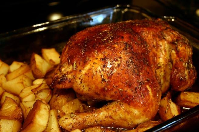 Pollo al horno relleno de manzana muy fácil de preparar - Yo amo la ... Pollo al horno relleno de manzana muy fácil de preparar - Yo amo la ...